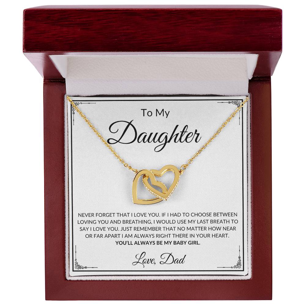 To my daughter |from dad | love | birthday | back to school gift