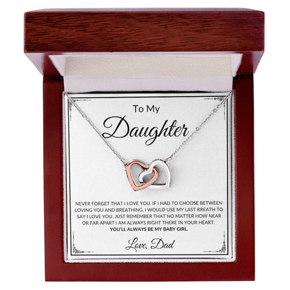 To my daughter |from dad | love | birthday | back to school gift